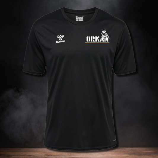 Aktywna koszulka "EAT SLEEP KRAV MAGA REPEAT" z modliszką ORKAN.