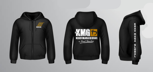 Rozpinana bluza bawełniana ORKAN Krav Maga Global